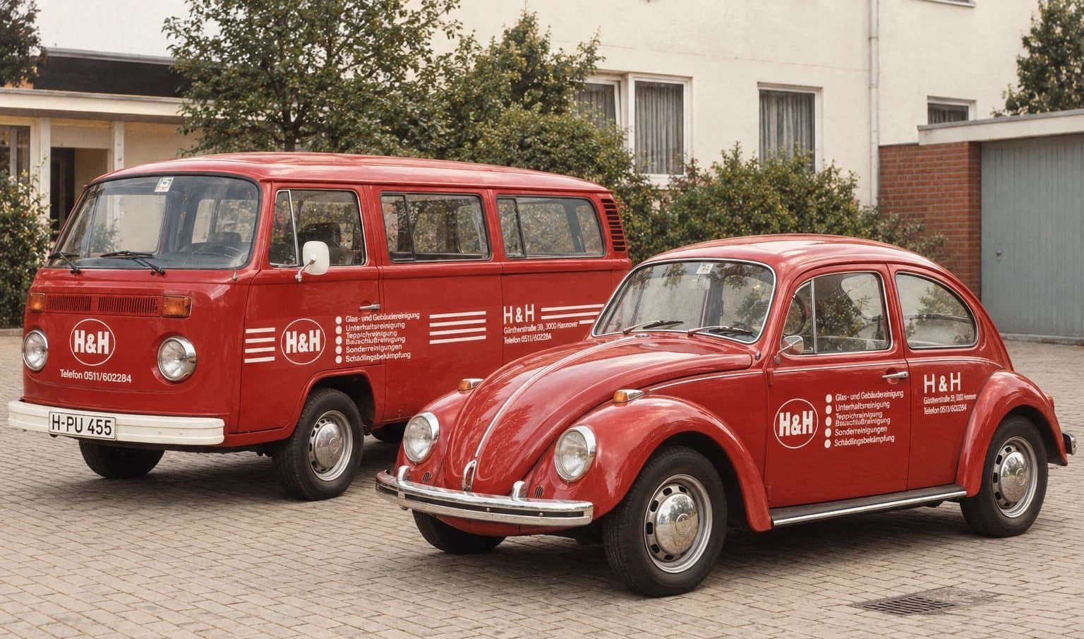 Die ersten Firmenwagen